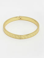 NVR Men's Gold-Plated Stainless Steel Kada Bracelet - Distacart