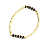 Mominos Fashion Kamal Johar Gold-Plated Beads Anklets