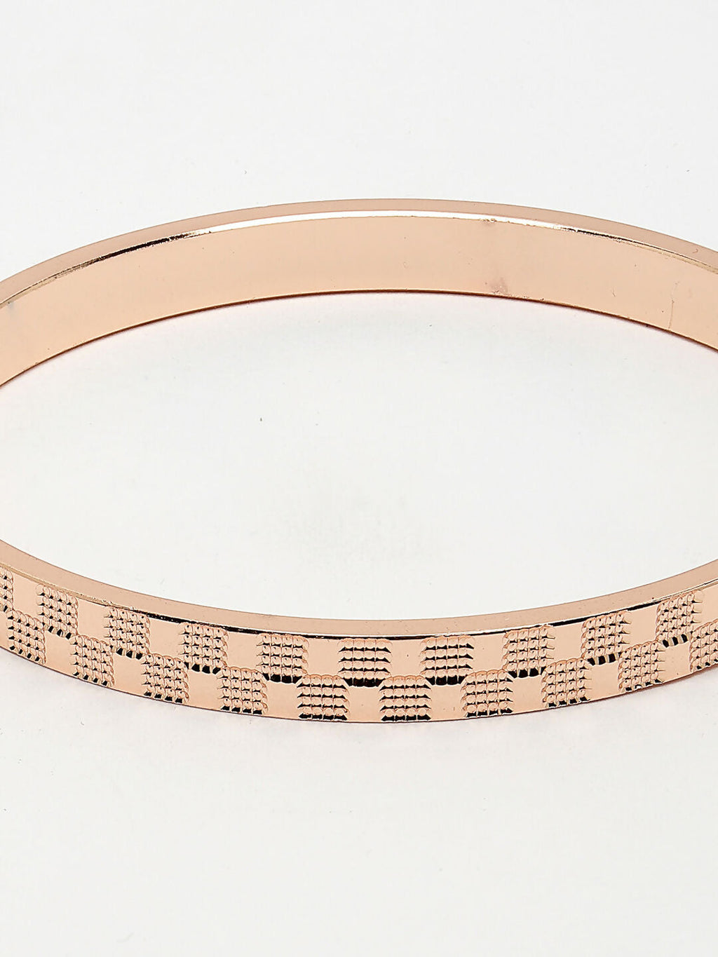 NVR Men's Set of 2 Rhodium-Plated Stainless Steel Kada Bracelet - Distacart