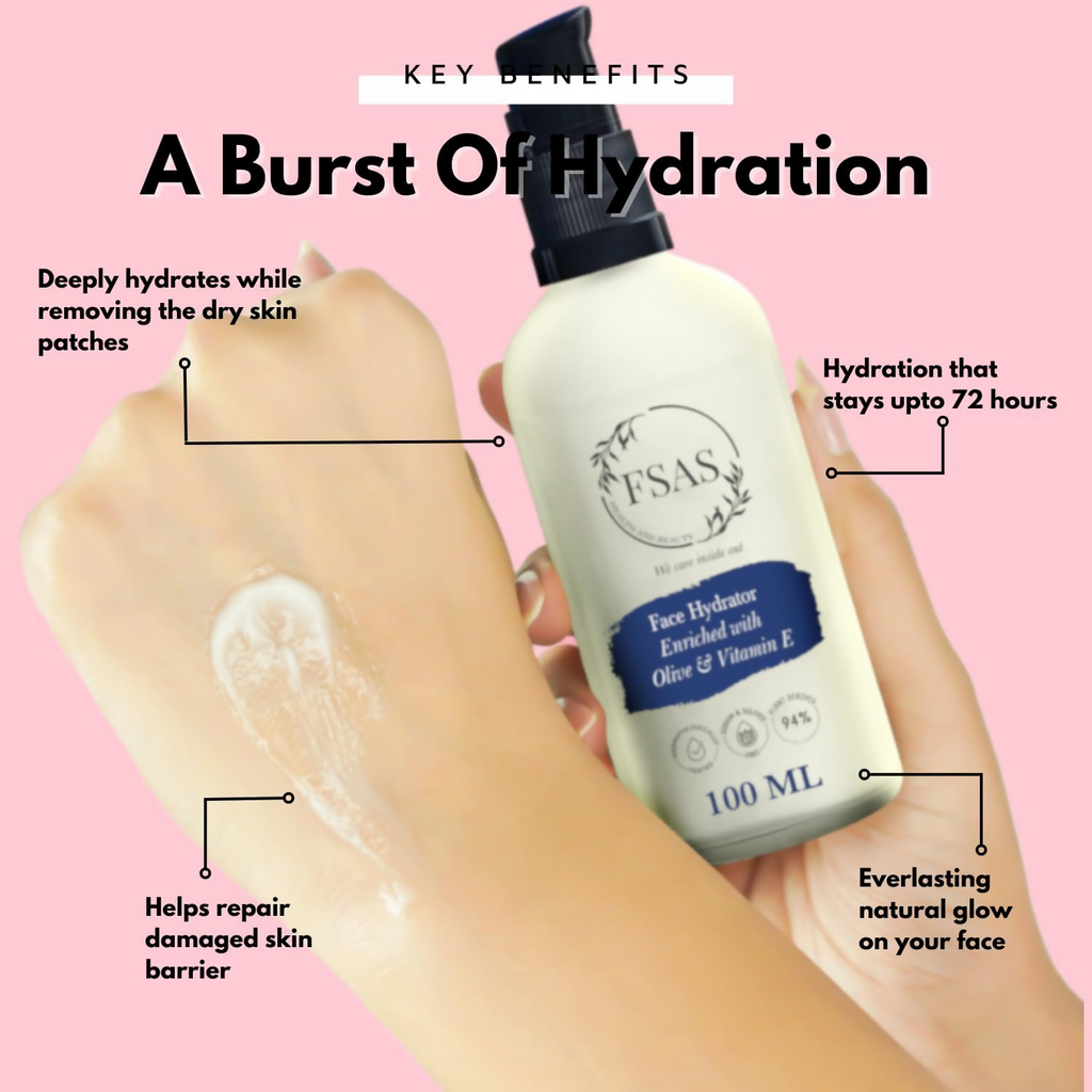 FSAS Health and Beauty Face Combo of Face Hydrator + Aqua Face Mist with Blue Light
