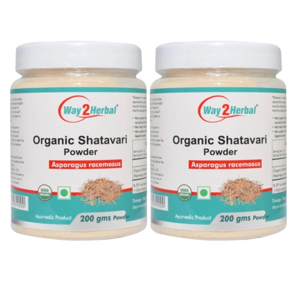 Way2herbal Organic Shatavari Powder - Distacart