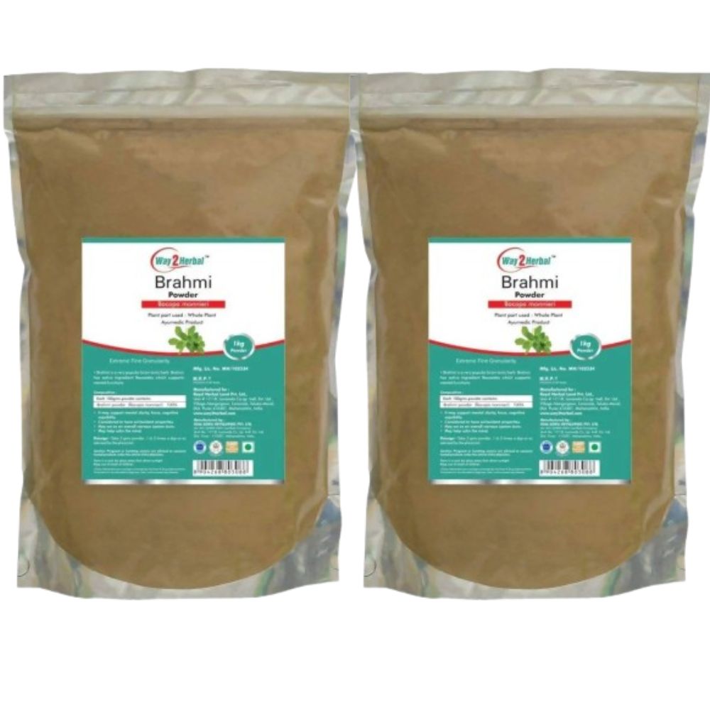 Way2herbal Organic Brahmi Powder - Distacart