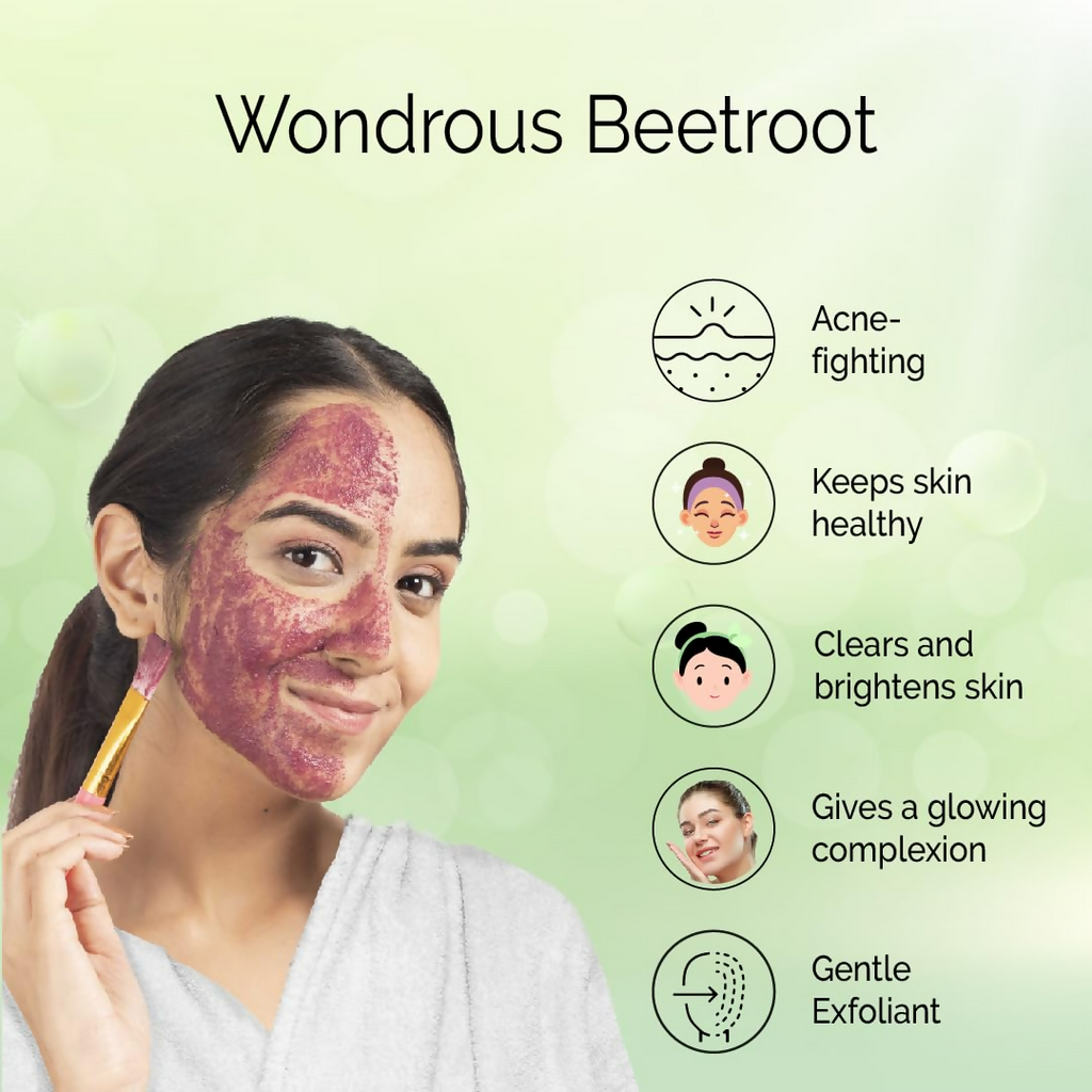 Pyoura Beetroot Powder For Clear Glowing & Rosy Skin Face Pack