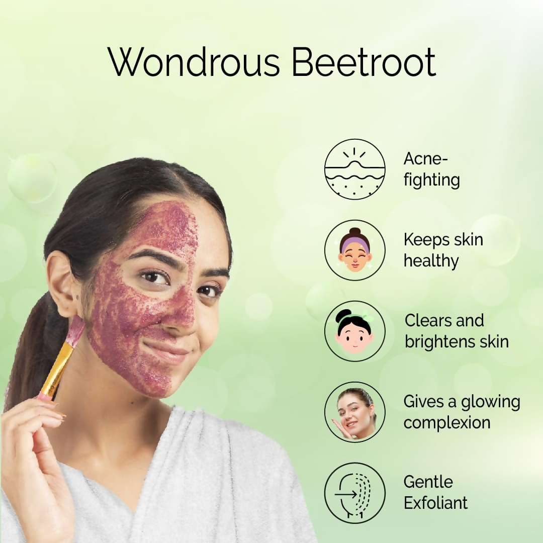 Pyoura Beetroot Powder For Clear Glowing & Rosy Skin Face Pack