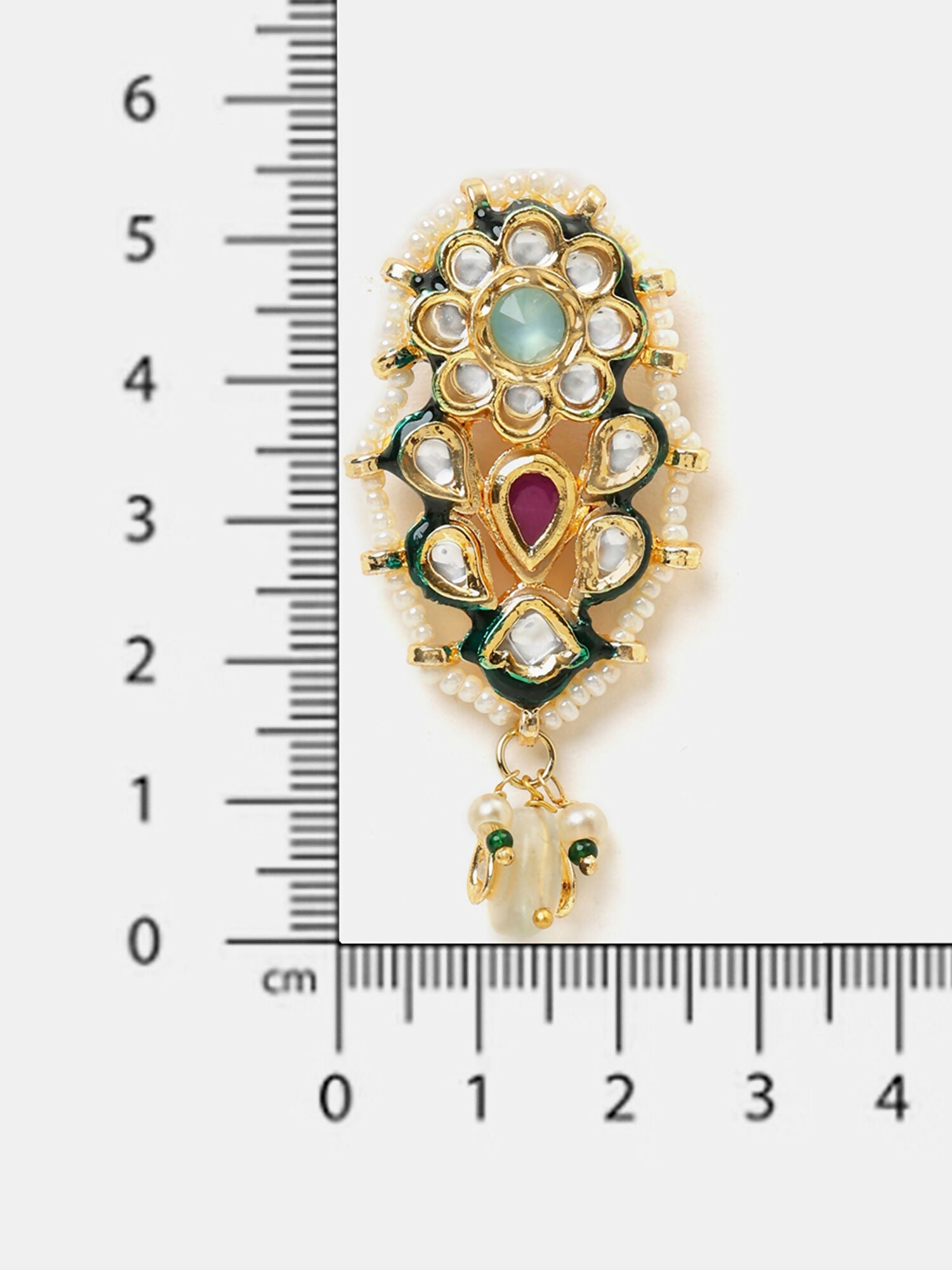 Ruby Raang Chand Earrings - Distacart
