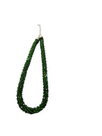 Inhanns Noor-E-Jalwa – Handmade Crystal Bead Necklace -Adjustable - Green Only Necklace