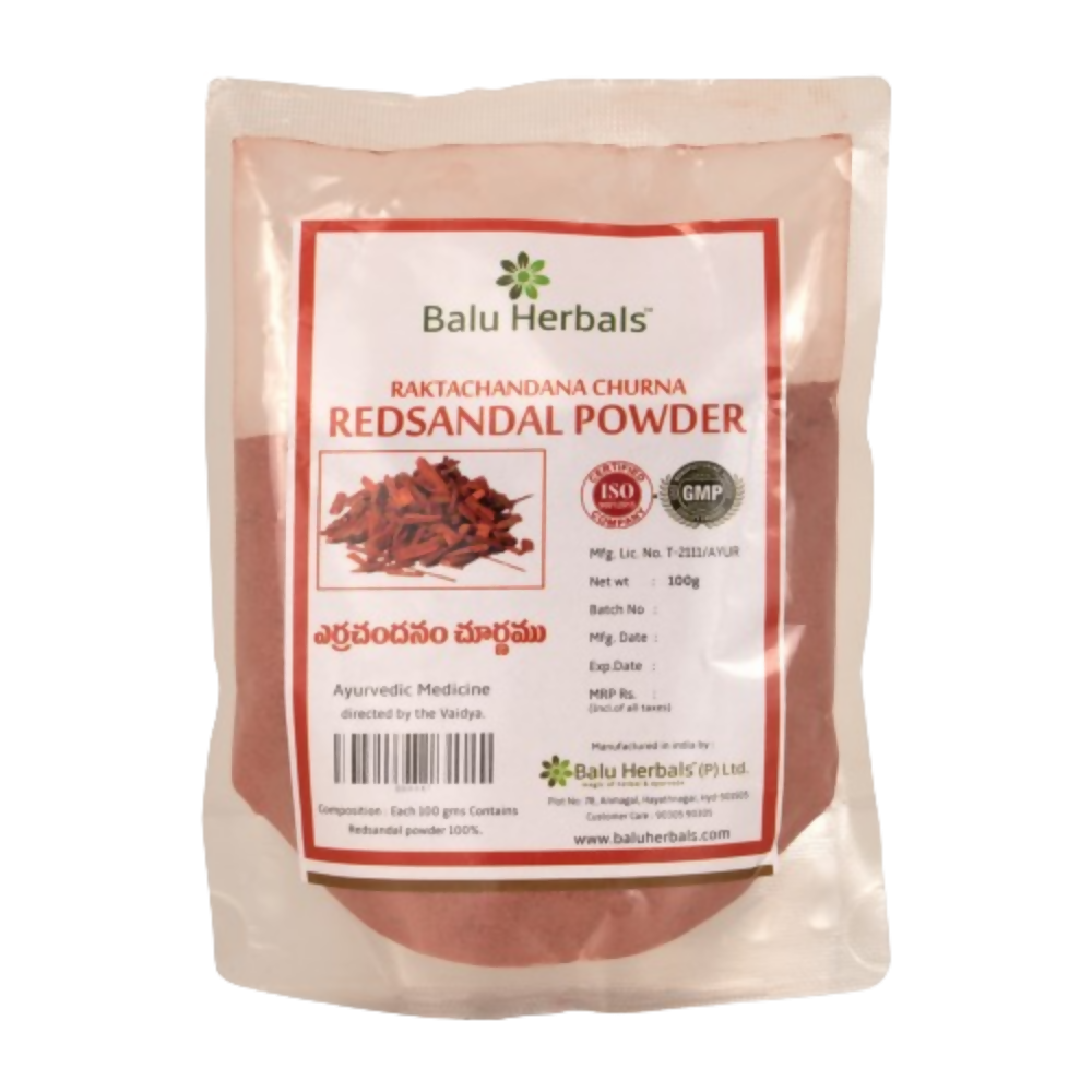 Balu Herbals Red Sandal Powder