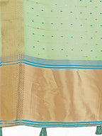 Shree Shyam Fashion Florance Green Organza Saree