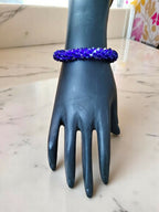 Inhanns Unisex Crystal Bloom – Adjustable Crystal Bead Bracelets - Blue - Distacart