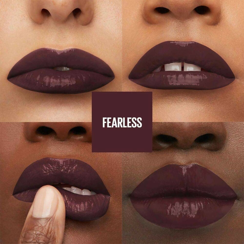 Maybelline New York Super Stay Vinyl Ink Liquid Lipstick, Instant Shine Lasts Up To 16H - Fearless