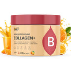 MyFitFuel Hydrolyzed Bovine Collagen + Hyaluronic Acid Biotin Vitamin C Skin Hair Nails - Orange
