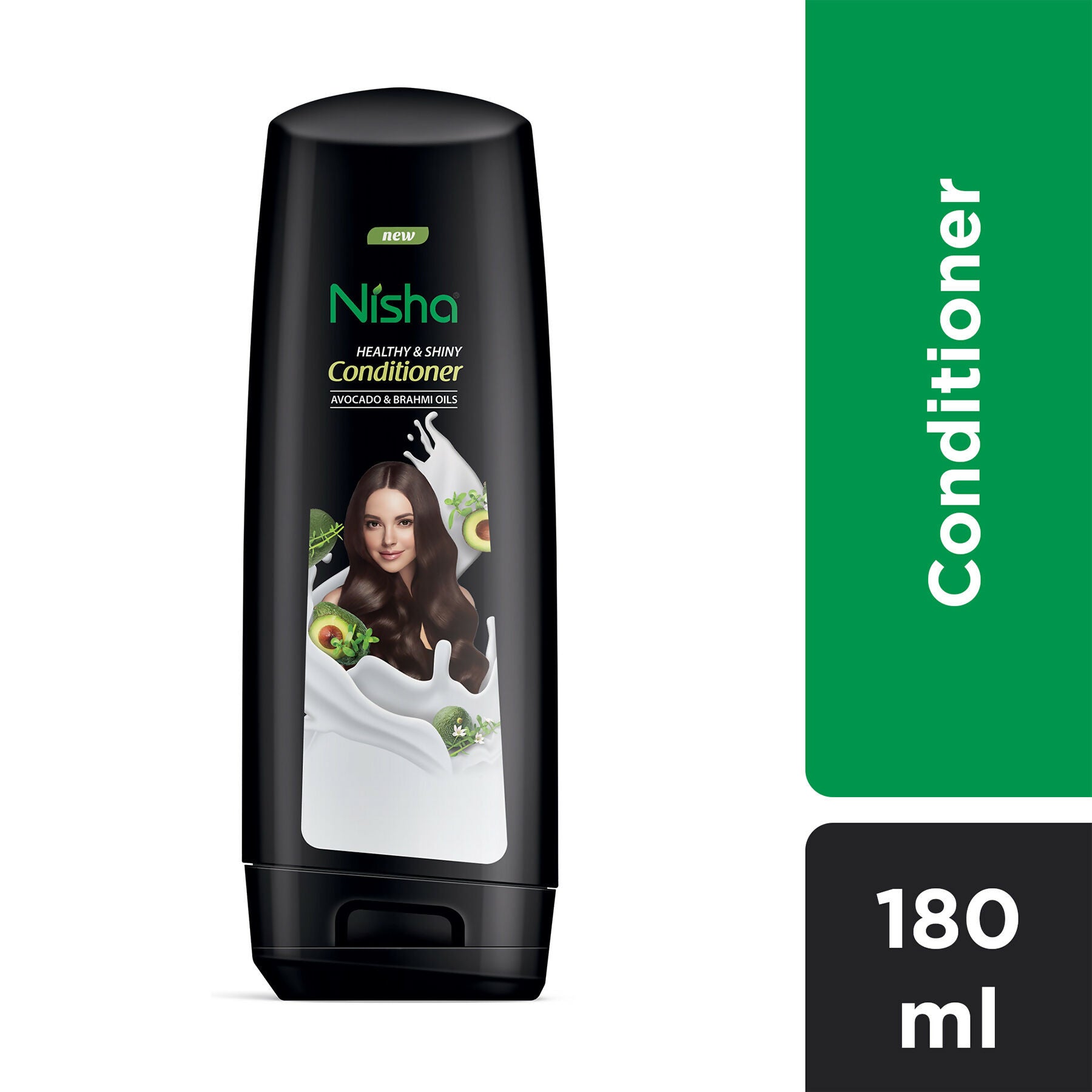 Nisha Conditioner For Women, Healthy & Shiny Formula With Avocado & Brahmi Oils