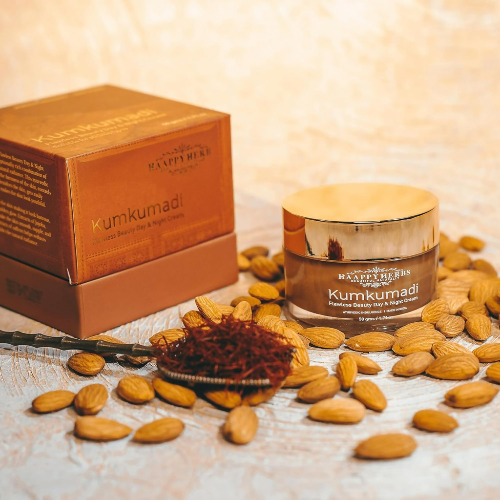Haappyherbs Kumkumadi Flawless Beauty Day & Night Cream - Distacart