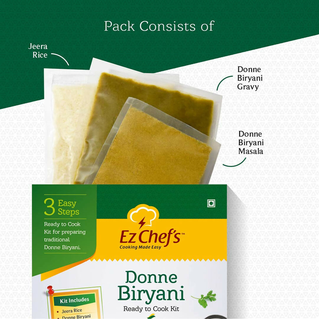 Ez Chef's Donne Biryani Kit - Bangalore's Famous Biryani - Distacart