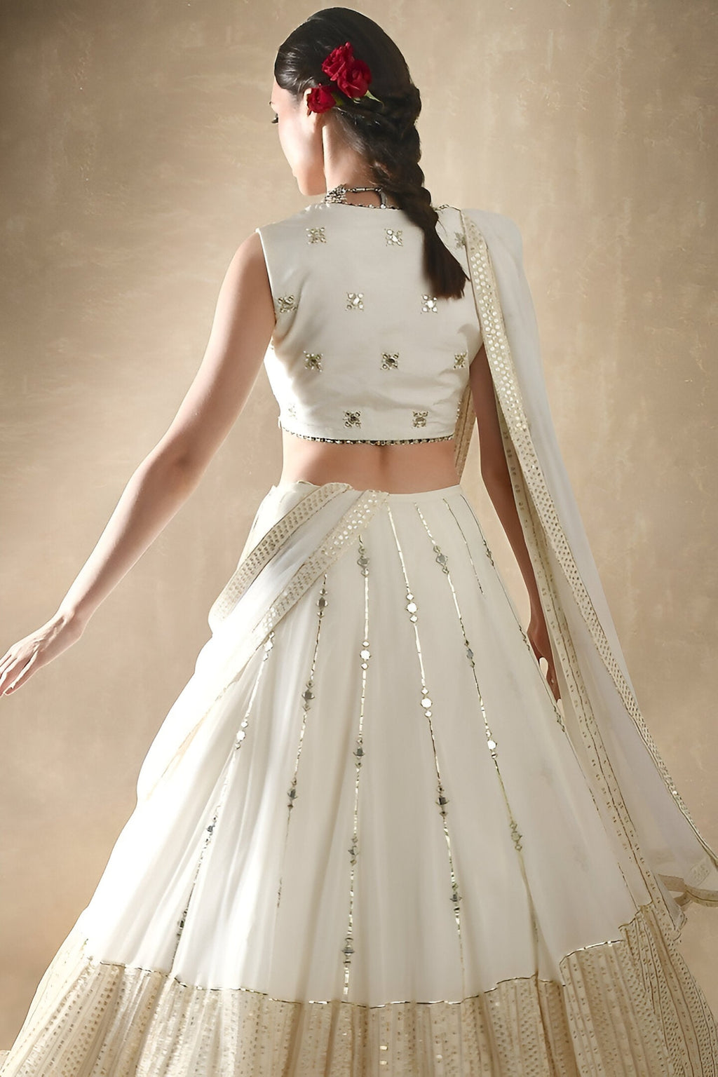 Lehenga Mart Designer Lehenga Choli - White