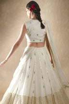 Lehenga Mart Designer Lehenga Choli - White