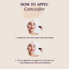 Glam21 Ultra HD Liquid Concealer for HD Finish - Medium Warm - Distacart