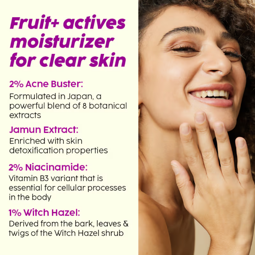 PLIX The Plant Fix 2% Salicylic Acid Active Acne Control Serum & Acne Buster Moisturizer Combo