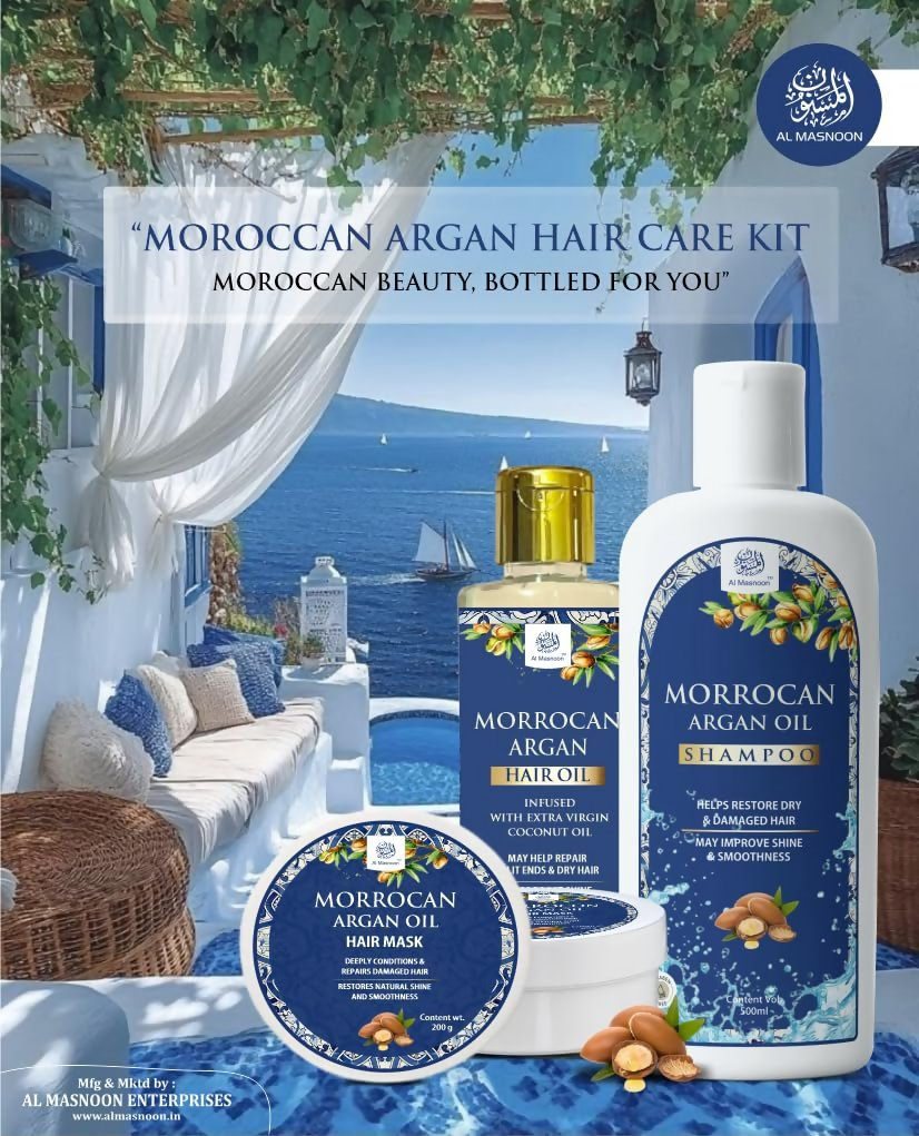 Al Masnoon Moroccan Argan Oil Shampoo - Distacart