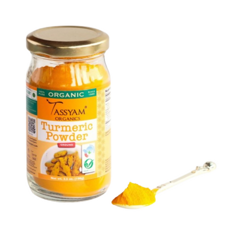 Tassyam Organics Certified 100% Organic Turmeric Powder