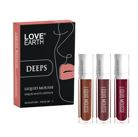 Love Earth Liquid Mousse Matte Lipstick - Deeps