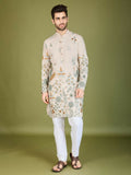 Vastranavya Exclusive Wedding Wear Viscose Rayon Thread Embroidered Work Kurta