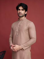 Vastranavya Exclusive Festival Wear Viscose Mirror Work on Self Weaving Kurta Only
