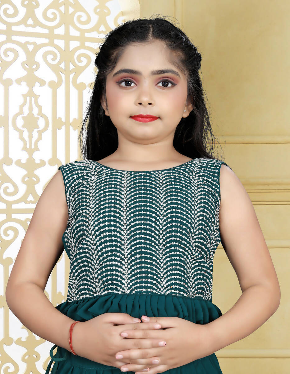 Wedding Designer Rama Georgette Kidswear Lehenga - Aaradhna