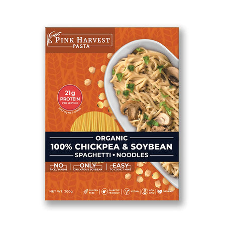 Pink Harvest Organic 100% Chickpea & Soybean Spaghetti Noodles