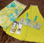 Aarshi Fashions Green Silk Indowestern
