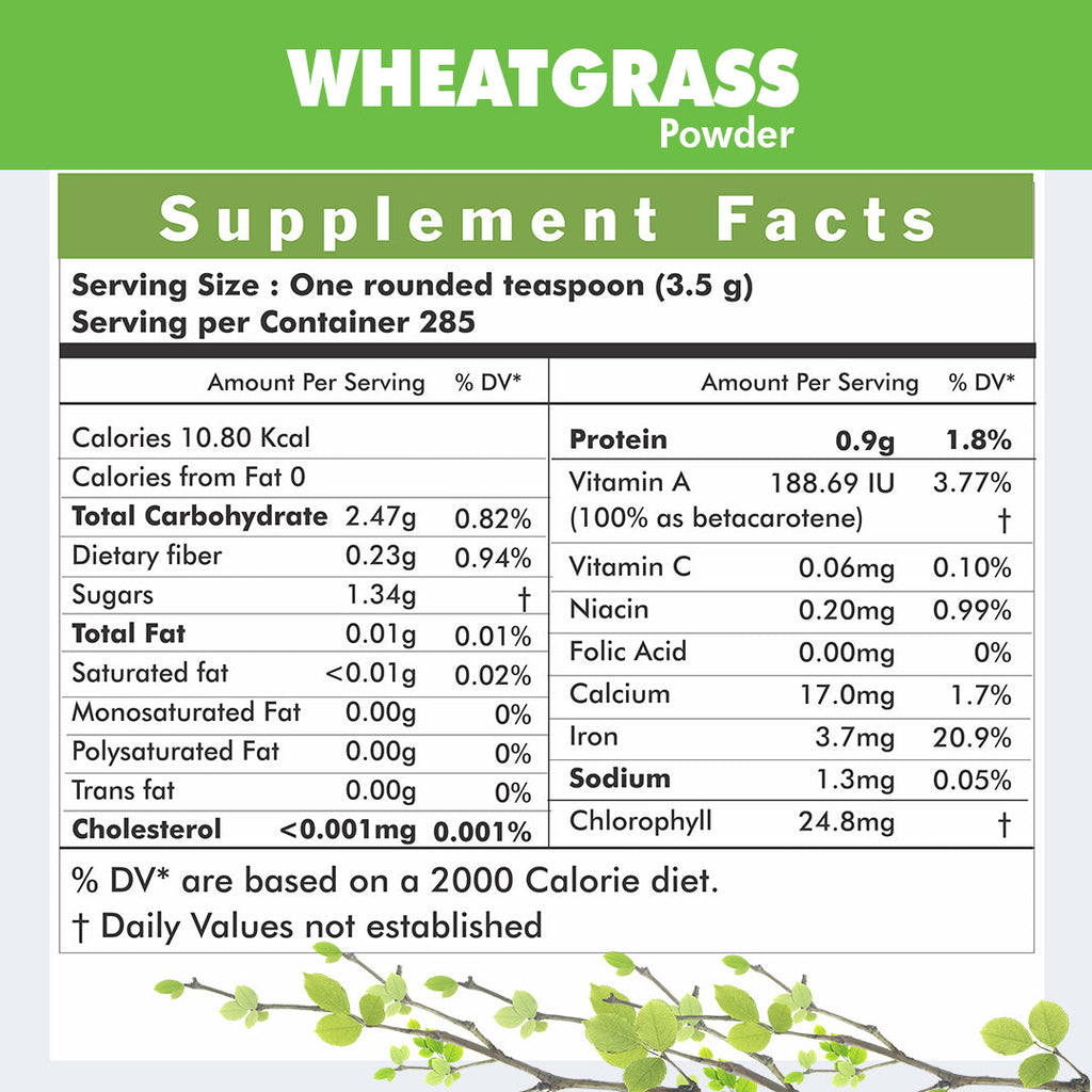 Herbal Hills Wheat-O-Power Wheatgrass Powder
