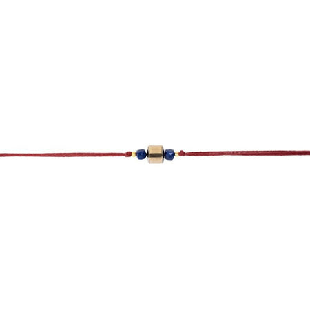 Indianvibez Bodh Wealth Magnet Real Crystal Stone Rakhi
