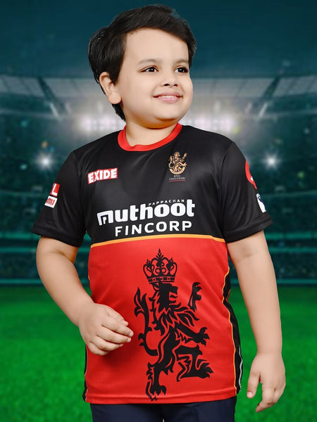 Baesd Kids Round Neck IPL, T20 Tshirt Cricket Jersey For Boys