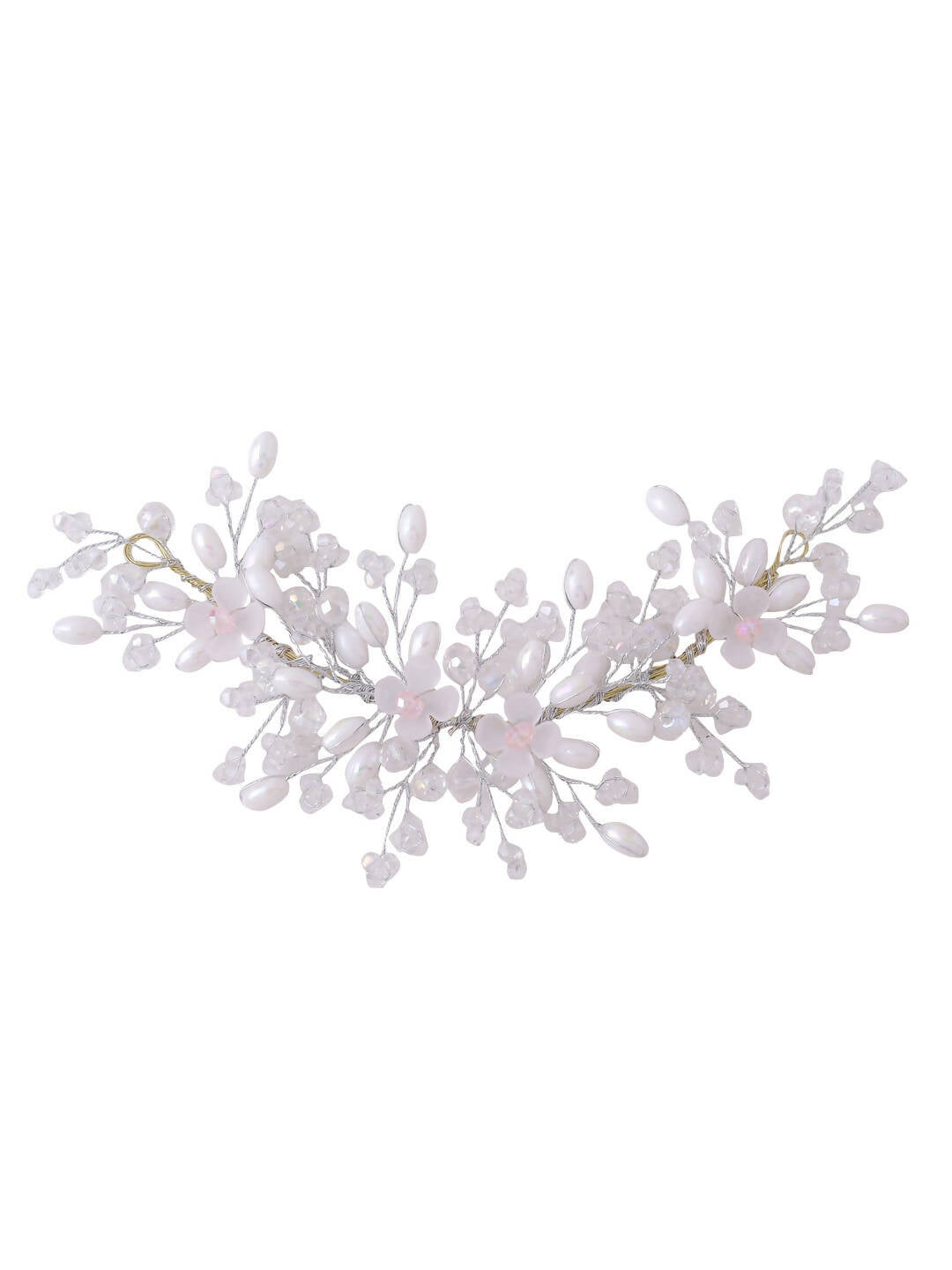 NVR Women's Embellished Beaded Hair Accessory Set