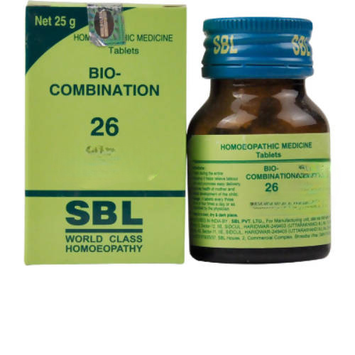 SBL Homeopathy Bio-Combination 26 Tablets - Distacart