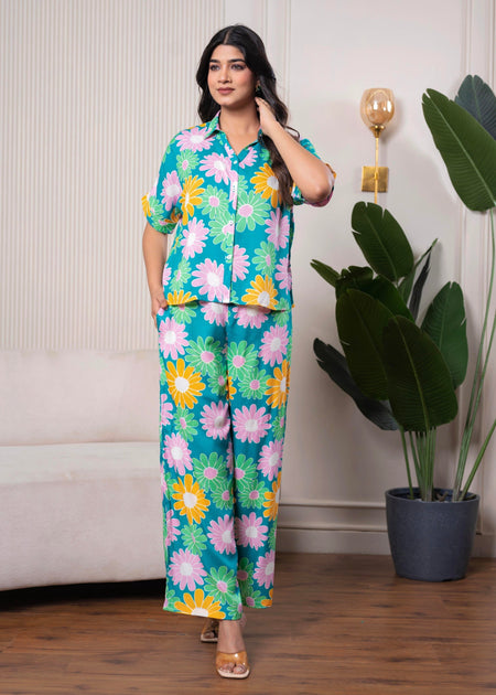 Juniper Lamora Tropical Daisy Co-Ord Set