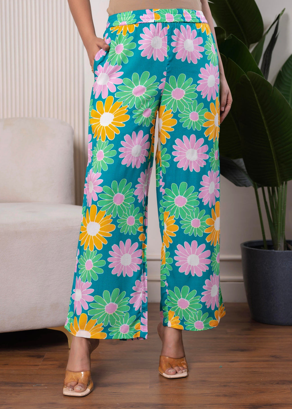 Juniper Lamora Tropical Daisy Co-Ord Set - Distacart