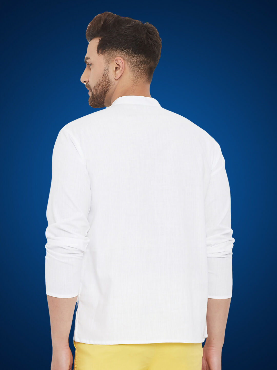 Even Apparels Men's Pure Cotton White Kurta