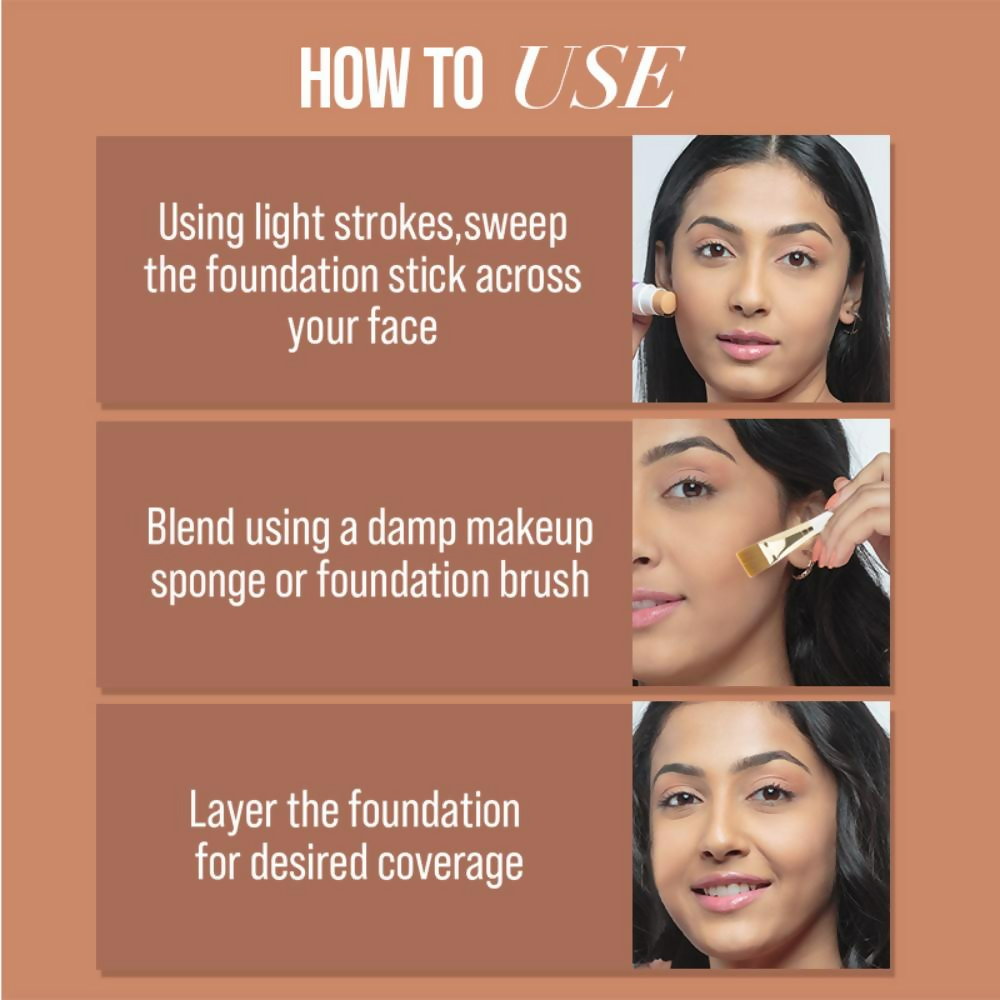 MyGlamm POSE HD Foundation Stick-Golden Honey