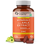 Carbamide Forte Natural Vitamin C Amla Extract With Zinc Tablets - Distacart