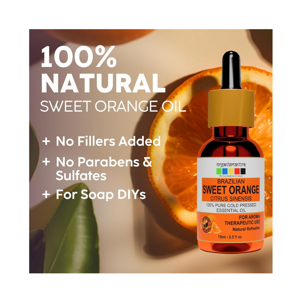 Organix Mantra Sweet Orange Essential Oil for Diffuser