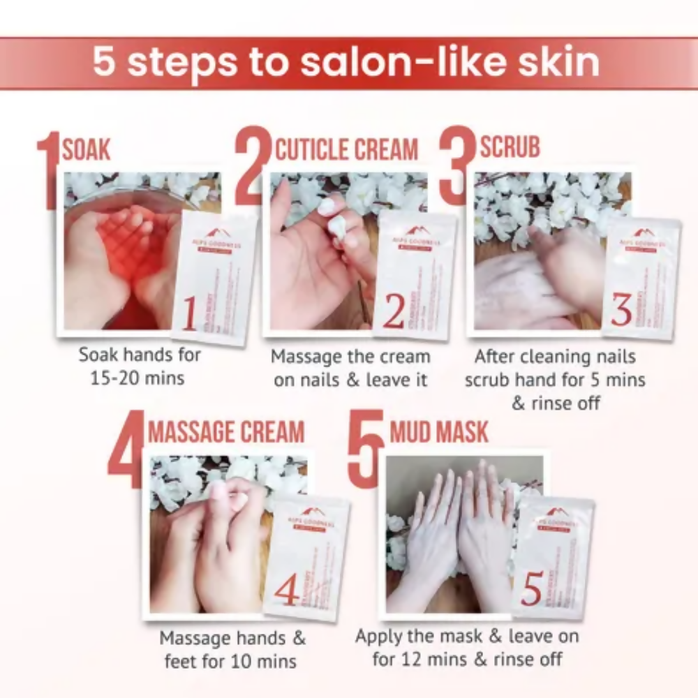 Alps Goodness Strawberry Nourishing Manicure Pedicure Kit