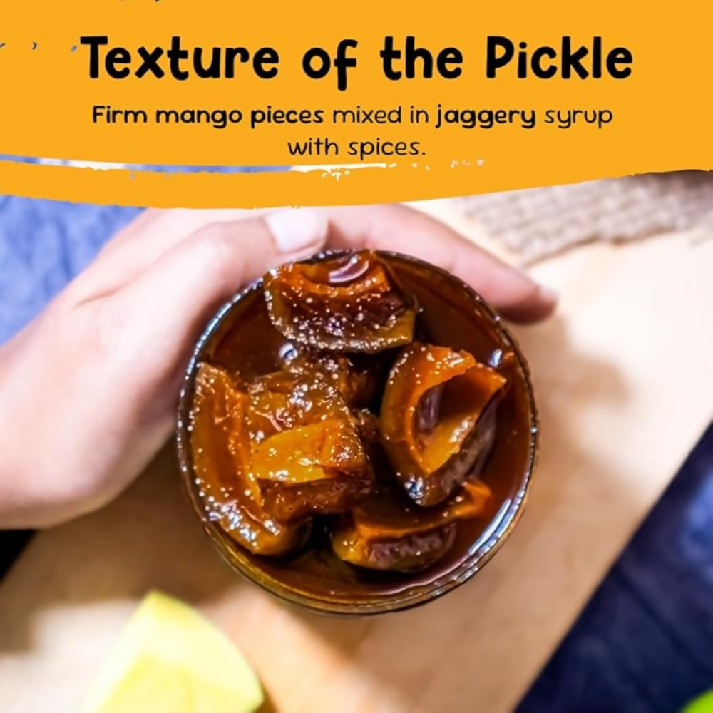FarmDidi Sweet Mango Pickle with Jaggery - Sweet Mango