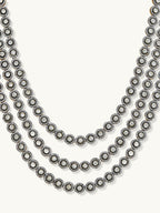 Nuyug 22k Gold Plated Multi-Layered Necklace