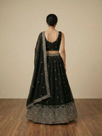 Lehenga Mart Designer Indian Wedding Lehenga Choli-Black - Distacart