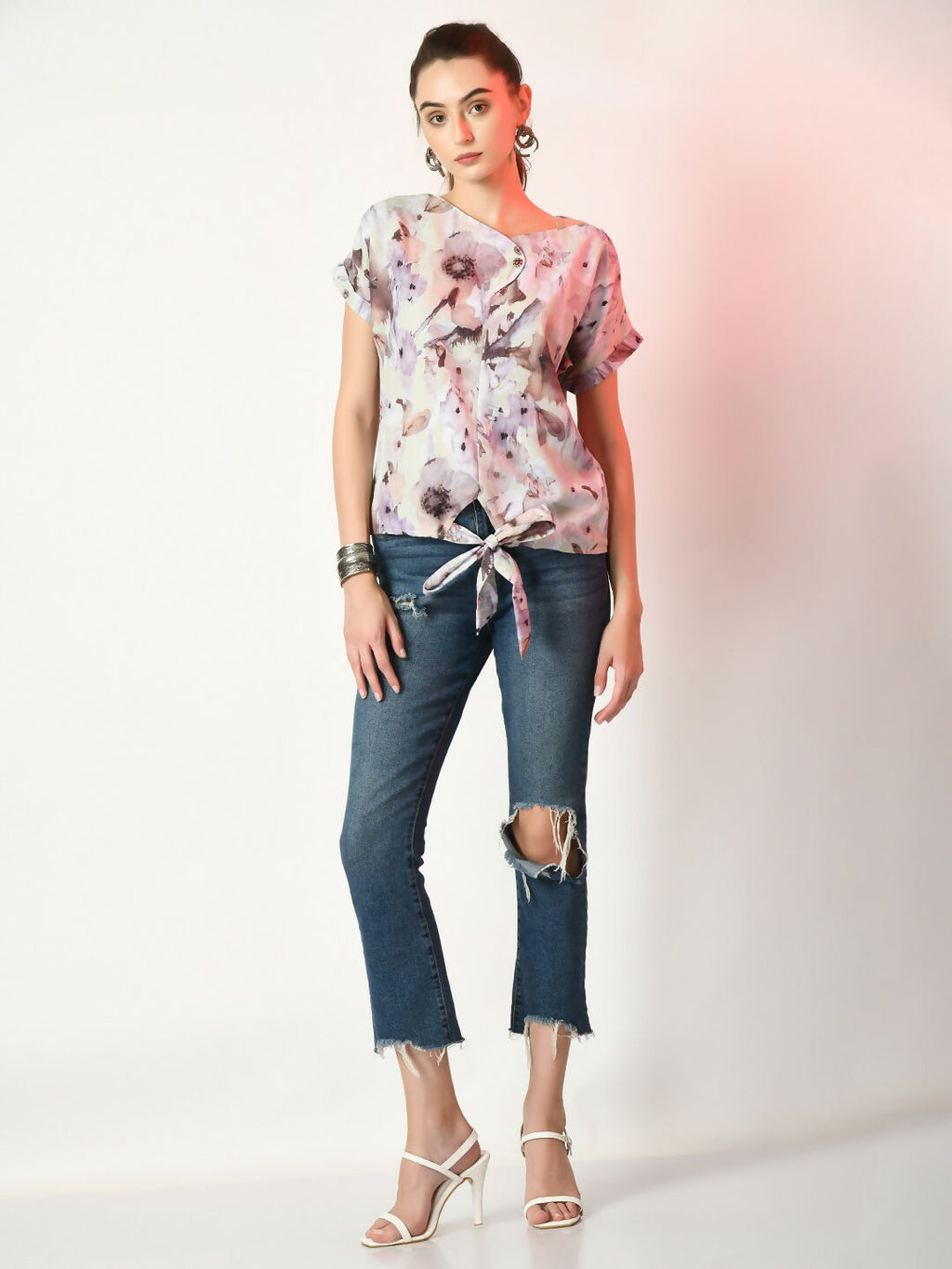 Myshka Women's Multi Printed Top