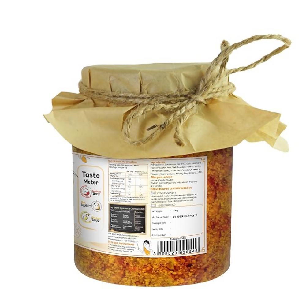 FarmDidi Mango Pickle - Tangy & Salty