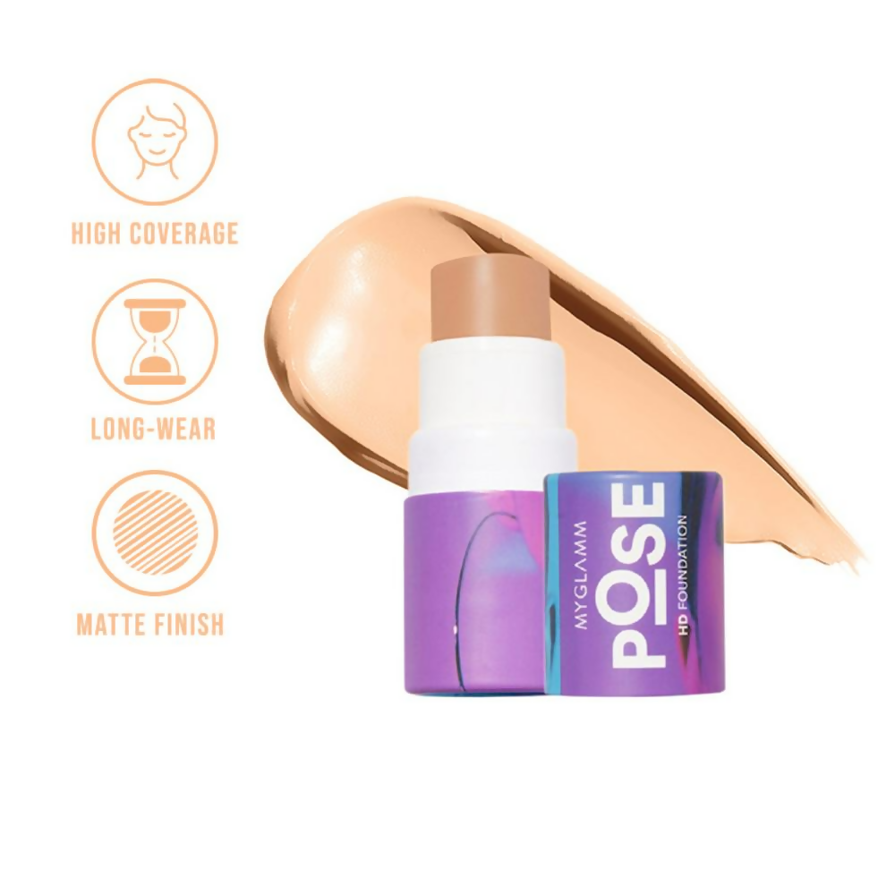 MyGlamm POSE HD Foundation Stick-Golden Honey