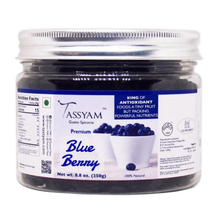 Tassyam Organics Premium Blueberry Jar