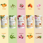 Kimayra Skin Care Combo Powder (Pomegranate + Beetroot, Neem + Tulsi, Orange + Papaya, Turmeric + Orange, Sandalwood + Saffron)